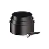 Image de 3 casseroles Ø16/18/20 cm en aluminium + 1 poignée ECO RESIST Tous feux dont induction