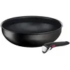 Image de Tefal L3979302 Ingenio Eco Resist Poele wok 26 cm + poignée revetement antiadhésif, fabriqué en France, tous feux dont induct