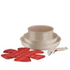 Image de Casserolerie Tefal BATTERIE DE CUISINE 8 PIECES INGENIO DELIGHT L7839802