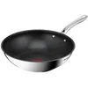 Image de Tefal Infinite H8151925 Poêle wok à induction 28 cm, revêtement anti-adhésif, signal thermique, nettoyage facile, convient à tous les types de feux, acier