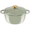 Image de Cocotte ronde en fonte d'aluminium 5 litres AIR Tous feux dont Induction
