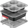 Image de Moules 3 pièces Acier Dail Easy Air Fryer MOULINEX