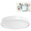 Image de plafonnier à led - aric c4 - 16w - 4000k - blanc - ip44 - détecteur - aric 50510