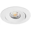 Image de Aric - ASPEN TILT - Encastre rond, basculant, blanc, LED 5W 36 400lm 3000-4000K (CCT)