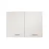 Image de Meuble haut 80 cm 2 portes SPOON coloris blanc