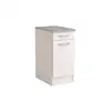 Image de Meuble bas 40 cm 1 porte + 1 tiroir SPOON coloris blanc