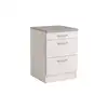 Image de Meuble bas 60 cm 1 tiroir + 2 caissons SPOON coloris blanc