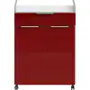 Image de Desserte   micro-ondes URBAN coloris rouge