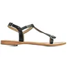 Image de Les Tropeziennes par M. Belarbi Femme HAMESS Chaussures Ville Sandale, Noir, 41