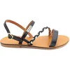 Image de Les Tropeziennes Femme Batresse Racine Accueil Chaussures-femme Sandales -spartiates, Marine Or, 39 EU