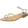 Image de Les Tropeziennes par M. Belarbi Femme HODAXA Chaussures Ville Entre-Doigt, Argent, 38