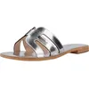 Image de Les Tropeziennes par M. Belarbi Femme Damia Chaussures Ville Mule et Sabot, Argent, 38