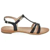 Image de Les Tropeziennes par M. Belarbi Femme HACKLIO Chaussures Ville Sandale, Noir-Serp, 38