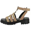Image de Les Tropeziennes par M. Belarbi Femme TOBO Chaussures Ville Sandales, Platine, 37 EU