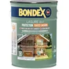 Image de Lasure 2 en 1 protection extérieure - Chêne Foncé - Satin - Protection 12 ans - Toutes saisons - Bondex - 5L