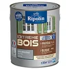 Image de RIPOLIN - Peinture pour Bois Intérieur/Extérieur - Sans Sous-couche Ultra-couvrant - Résiste aux Intempéries, UV et Chocs - Protège et Magnifie - Lessivable - Satin - 2,5L - Gris Bouleau