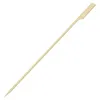 Image de Fackelmann 9902350 Lot de 100 pics à brochettes en bois 25 cm, piques en bois, piques à brochettes, pics apéro, bâtonnets en bois, Bambou, 25 cm