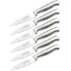 Image de Nirosta Lot de 6 couteaux d'office lame 8,5 cm