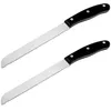 Image de Nirosta Lot de 2 couteaux à pain inox 31 cm