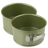 Image de Zenker 9347850 Lot de 2 Moules à manqué à panettone à charnière, Moule vert éco-responsable anti-adhésif, ILAG, Cire de carnauba, 18 x 10 cm
