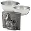 Image de Zenker 9371250 Set 4 pièces Moule 3D Lapin de Pâques 600 ml, Gâteau Pascal Alsacien Lamala, Antiadhésif Téflon, Bols à Mixer Acier Inox 20,5 et 25 cm, Spatule Pâtisserie Silicone, Noir, Inox, Rose
