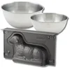 Image de Zenker 9371350B Set pâtisserie 1× Moule à gâteaux 27,5x15x6,5 cm, 2× Bols inox 25/20,5 cm, 1× Spatule, Teflon classic, compatible four jusqu'à 230°C, Garantie 5 ans