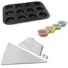 Image de Ensemble 3 pièces spécial muffins - ZENKER - Moule 12 empreintes 100 moules papier et 20 poche à douille