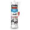 Image de Rubson Mastic Bain & Cuisine Couleur Ardoise, Joint silicone multi-matériaux renforcé en antifongiques, mastic sanitaire coloré, souple & étanche, 280 ml