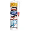 Image de RUBSON 3178041326674 Mastic Bain et Cuisine Blanc Cartouche 280ml +10% Gratuit, Incolore, Taille Unique