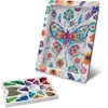 Image de Loisir Créatif - Papillons - Illustration avec Sequins - Pour Enfant - Blanc