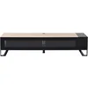Image de Erard Naga 2000 Bois clair (Nordic) - Meuble TV avec chargeur USB et Qi