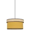 Image de COREP Suspensionraphia/métal Jaune e27