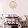 Image de Suspension enfant boule japonaise en papier de riz imprimé lama E27 60W rose Ø40cm Corep