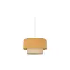 Image de Suspension Tissu 22 cm BOHEME coloris orange
