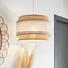 Image de COREP Suspension Milo, pyla/couleur naturelle, Ø 38 cm, raphia/tissu