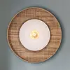 Image de MARKET SET Applique murale Portinatx blanche, Ø50cm