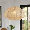 Image de MARKET SET Suspension Odyssée, fibre de palmier, Ø 78 cm