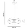 Image de MARKET SET Portinatx Suspension Ø50cm terre cuite