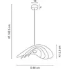 Image de MARKET SET Suspension Selenitis, Ø 56 cm