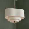 Image de MARKET SET Suspension textile Pebble crème Ø 58 cm