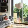Image de MARKET SET Lampadaire textile Pebble, crème