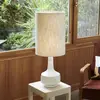 Image de MARKET SET lampe de table Jimmy, blanc/beige, hauteur 83 cm