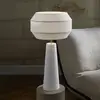 Image de MARKET SET lampe de table Cosiness, 85 cm, blanc, métal/tissu