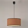 Image de Suspension en coton E27 15W mocha Ø38cm Corep