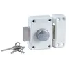 Image de Verrou Alpha bouton 45mm blanc Bricard