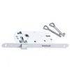 Image de Serrure à encastrer Bricard bout rond blanc axe 40 mm