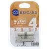 Image de Bricard 15901 Cylindre Trial S 30+30 Nickelé double entrée/niveau de sécurité 4