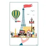 Image de Torchon Paris Plateau blanc 48 x 72 cm Winkler