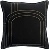 Image de Vivaraise - Housse de coussin Jaden caviar- 45x45 cm 45x45 cm