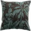 Image de Vivaraise - Housse de coussin brodé Raki carbone 40x65 cm